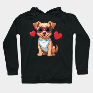 Valentine Puppy Hoodie